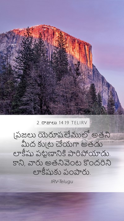 2 రాజులు 14:19 TELIRV Bible Verse Image