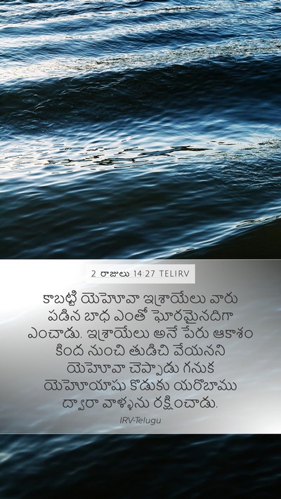 2 రాజులు 14:27 TELIRV Bible Verse Image