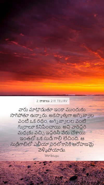 2 రాజులు 2:11 TELIRV Bible Verse Image