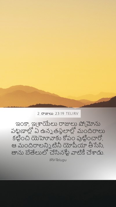 2 రాజులు 23:19 TELIRV Bible Verse Image