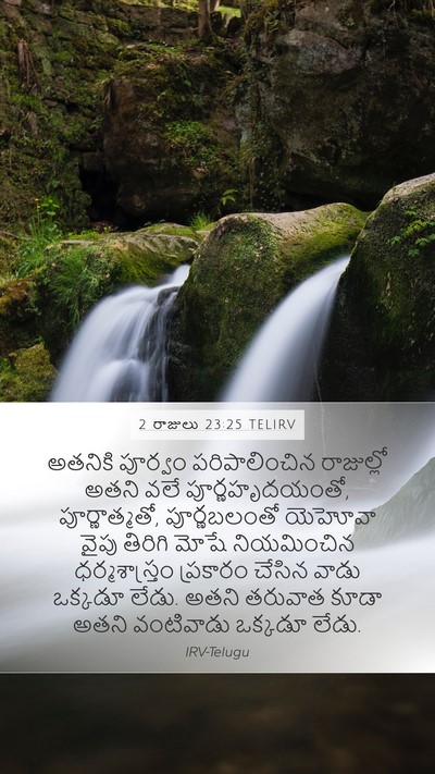 2 రాజులు 23:25 TELIRV Bible Verse Image