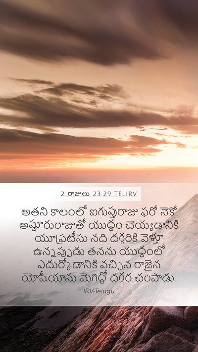 2 రాజులు 23:29 TELIRV Bible Verse Image