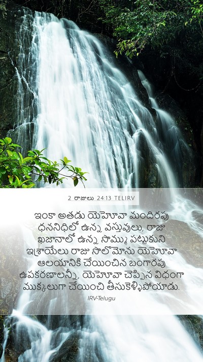 2 రాజులు 24:13 TELIRV Bible Verse Image