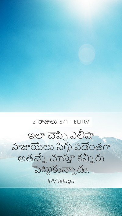 2 రాజులు 8:11 TELIRV Bible Verse Image