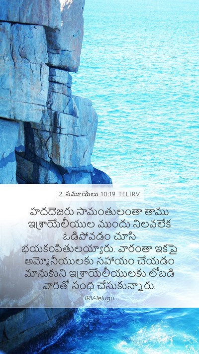 2 సమూయేలు 10:19 TELIRV Bible Verse Image