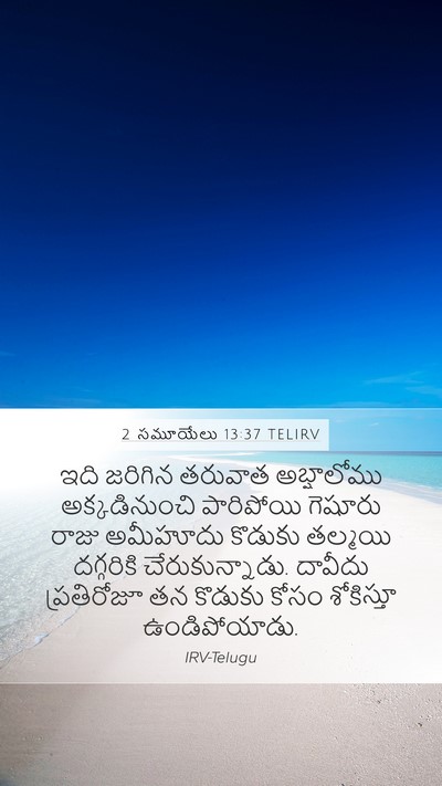 2 సమూయేలు 13:37 TELIRV Bible Verse Image