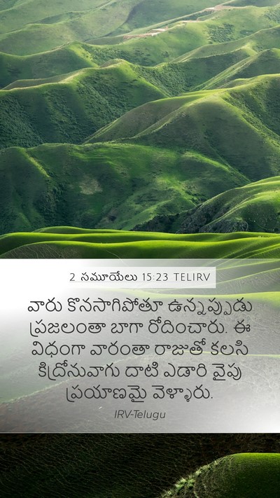 2 సమూయేలు 15:23 TELIRV Bible Verse Image