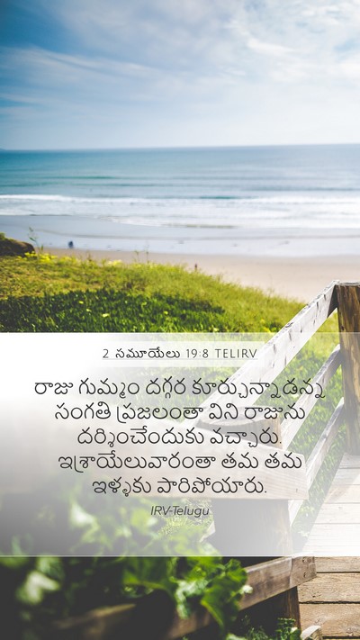 2 సమూయేలు 19:8 TELIRV Bible Verse Image