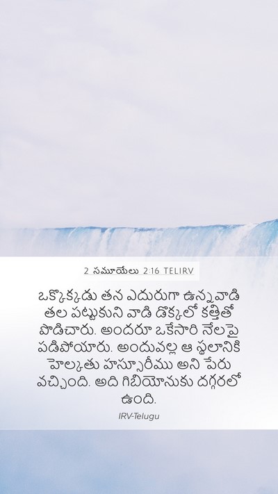 2 సమూయేలు 2:16 TELIRV Bible Verse Image