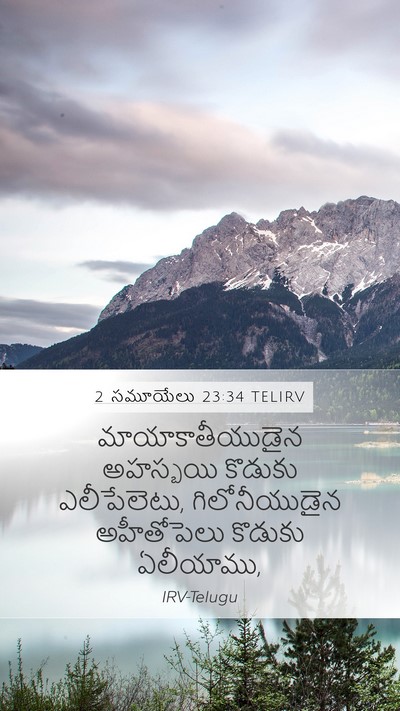 2 సమూయేలు 23:34 TELIRV Bible Verse Image
