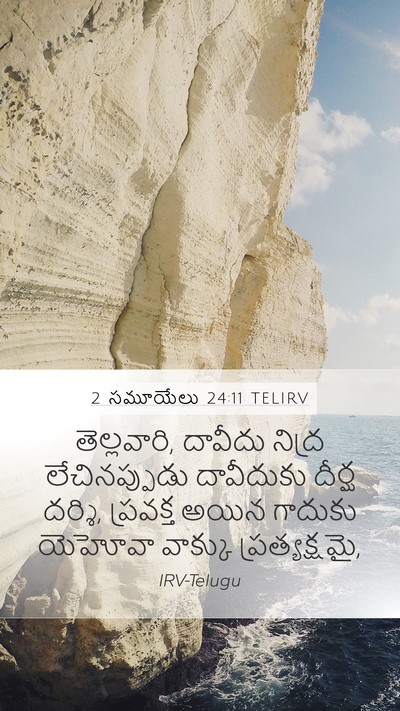 2 సమూయేలు 24:11 TELIRV Bible Verse Image