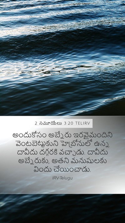 2 సమూయేలు 3:20 TELIRV Bible Verse Image