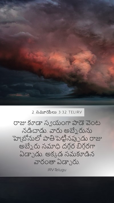 2 సమూయేలు 3:32 TELIRV Bible Verse Image