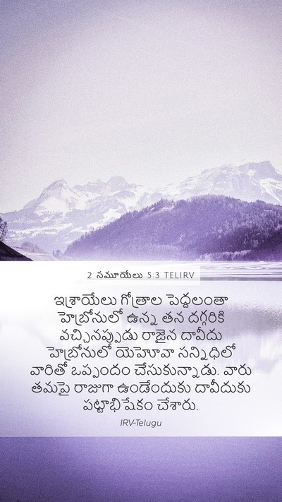 2 సమూయేలు 5:3 TELIRV Bible Verse Image
