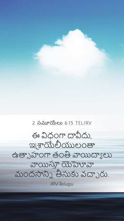 2 సమూయేలు 6:15 TELIRV Bible Verse Image