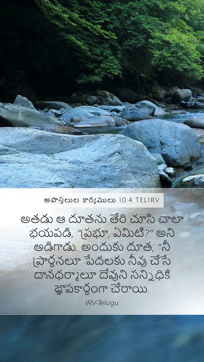 అపొస్తలుల కార్యములు 10:4 TELIRV Bible Verse Image