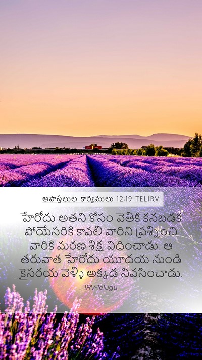 అపొస్తలుల కార్యములు 12:19 TELIRV Bible Verse Image