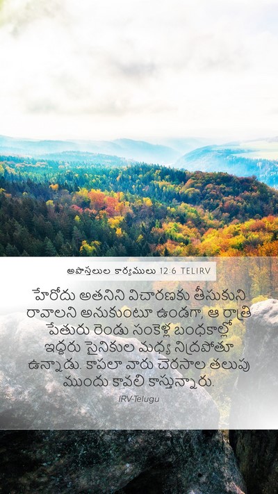 అపొస్తలుల కార్యములు 12:6 TELIRV Bible Verse Image