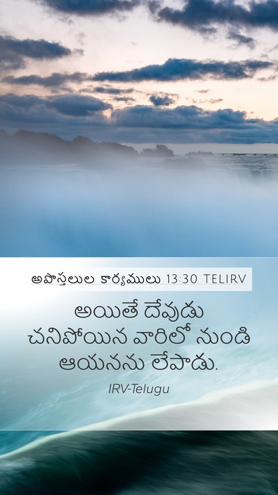 అపొస్తలుల కార్యములు 13:30 TELIRV Bible Verse Image