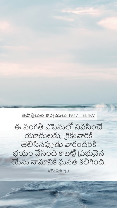 అపొస్తలుల కార్యములు 19:17 TELIRV Bible Verse Image
