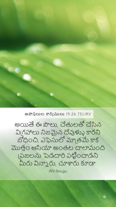 అపొస్తలుల కార్యములు 19:26 TELIRV Bible Verse Image