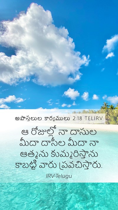 అపొస్తలుల కార్యములు 2:18 TELIRV Bible Verse Image