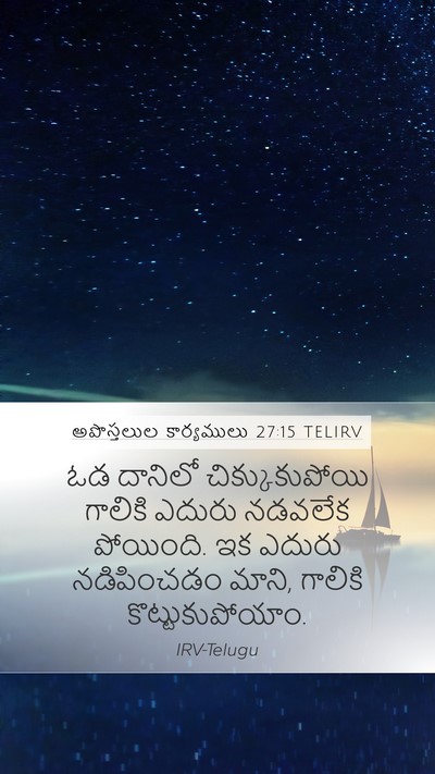 అపొస్తలుల కార్యములు 27:15 TELIRV Bible Verse Image