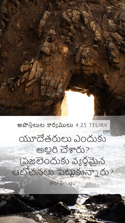 అపొస్తలుల కార్యములు 4:25 TELIRV Bible Verse Image