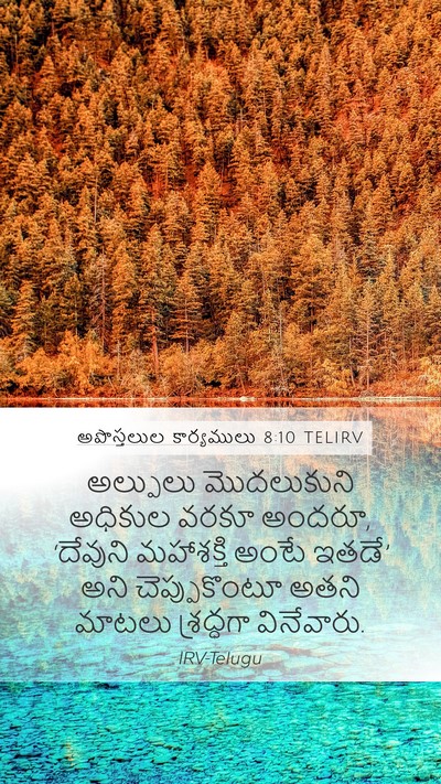 అపొస్తలుల కార్యములు 8:10 TELIRV Bible Verse Image