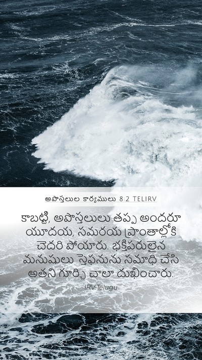 అపొస్తలుల కార్యములు 8:2 TELIRV Bible Verse Image