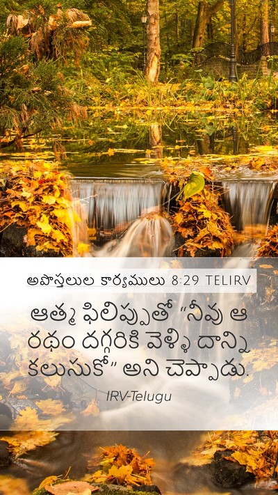 అపొస్తలుల కార్యములు 8:29 TELIRV Bible Verse Image