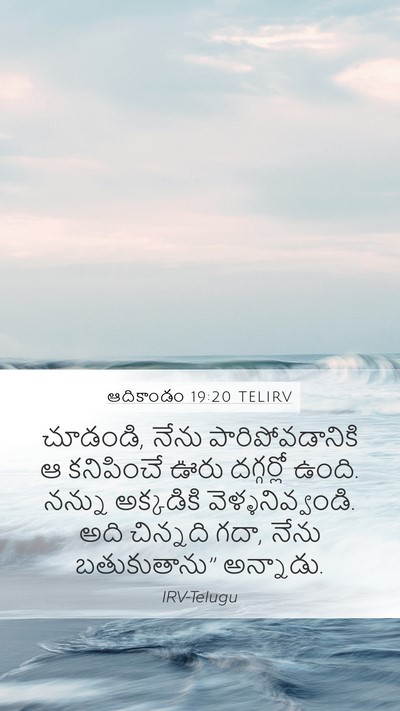 ఆదికాండం 19:20 TELIRV Bible Verse Image