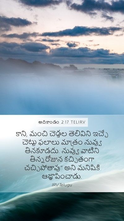 ఆదికాండం 2:17 TELIRV Bible Verse Image