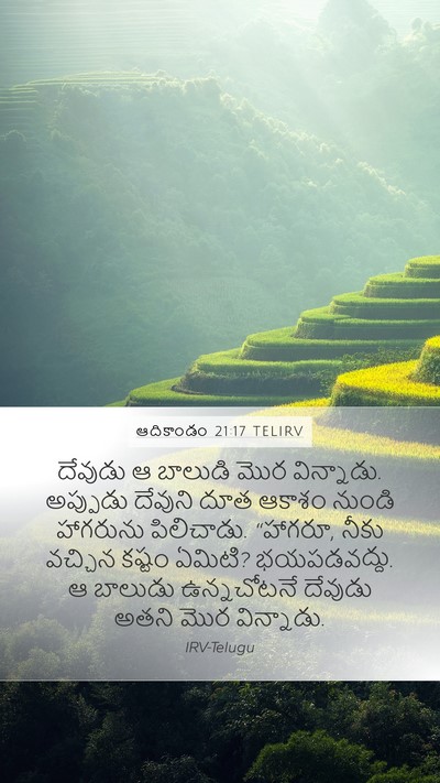 ఆదికాండం 21:17 TELIRV Bible Verse Image