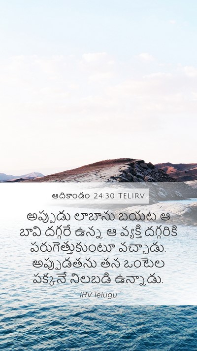 ఆదికాండం 24:30 TELIRV Bible Verse Image