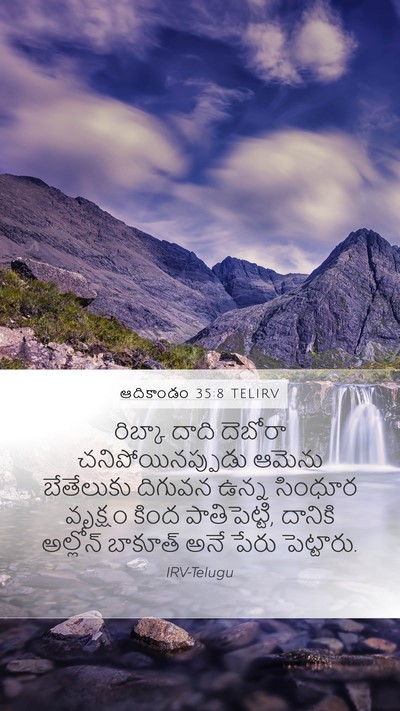 ఆదికాండం 35:8 TELIRV Bible Verse Image