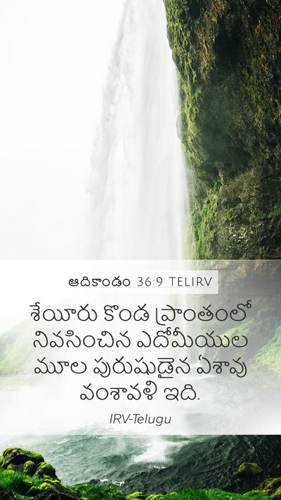 ఆదికాండం 36:9 TELIRV Bible Verse Image