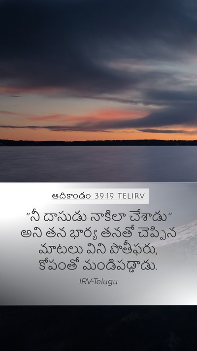 ఆదికాండం 39:19 TELIRV Mobile Phone Wallpaper - “నీ దాసుడు నాకిలా - Mobile Bible Verse Wallpaper