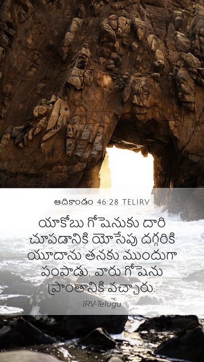ఆదికాండం 46:28 TELIRV Bible Verse Image