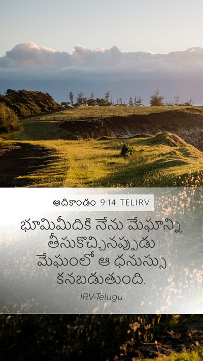 ఆదికాండం 9:14 TELIRV Bible Verse Image
