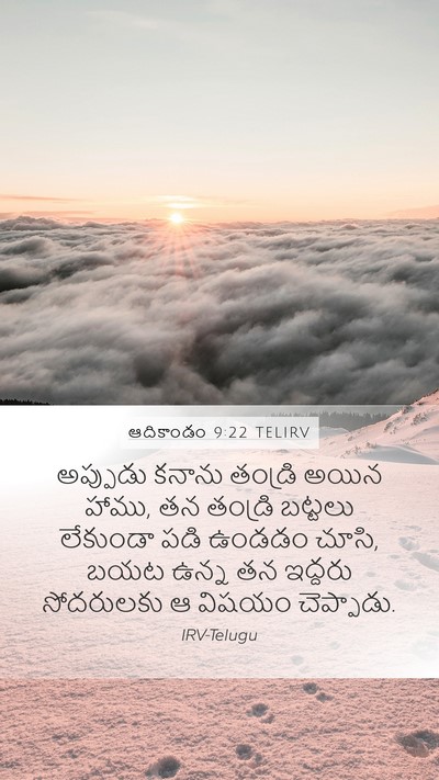 ఆదికాండం 9:22 TELIRV Bible Verse Image