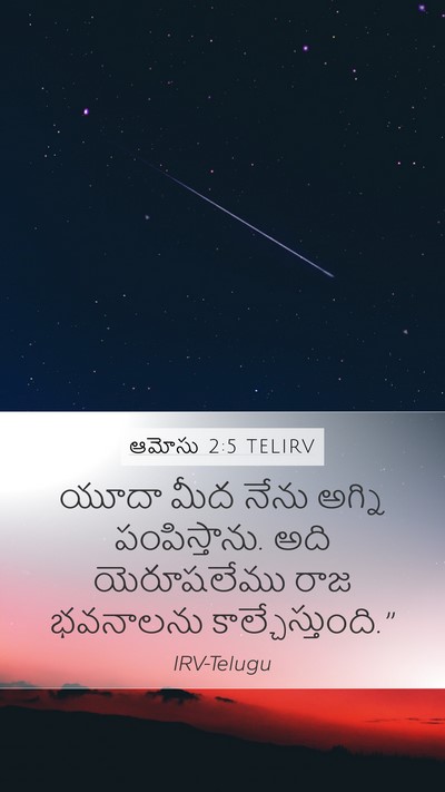 ఆమోసు 2:5 TELIRV Bible Verse Image