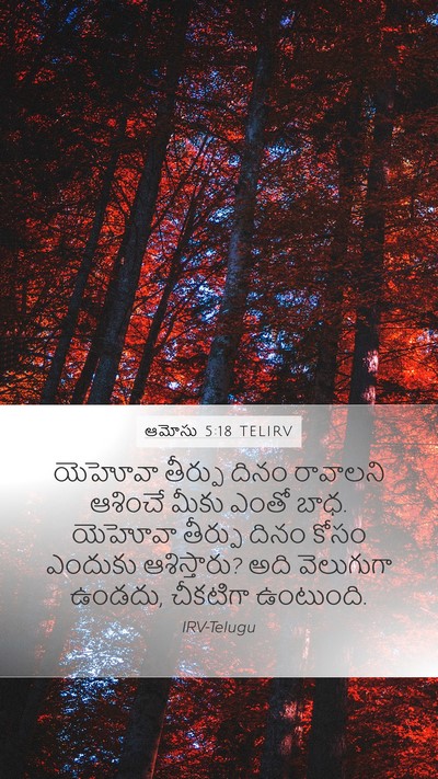 ఆమోసు 5:18 TELIRV Bible Verse Image