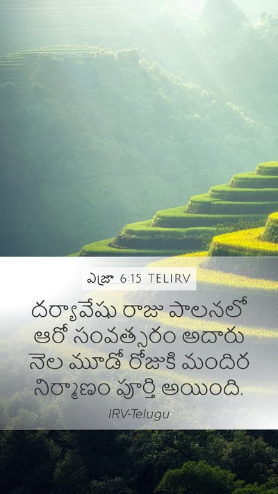 ఎజ్రా 6:15 TELIRV Bible Verse Image