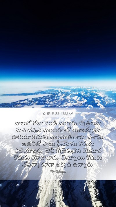 ఎజ్రా 8:33 TELIRV Bible Verse Image