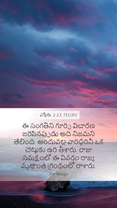ఎస్తేరు 2:23 TELIRV Bible Verse Image