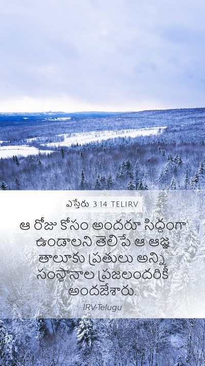 ఎస్తేరు 3:14 TELIRV Bible Verse Image