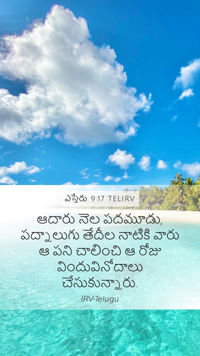 ఎస్తేరు 9:17 TELIRV Bible Verse Image