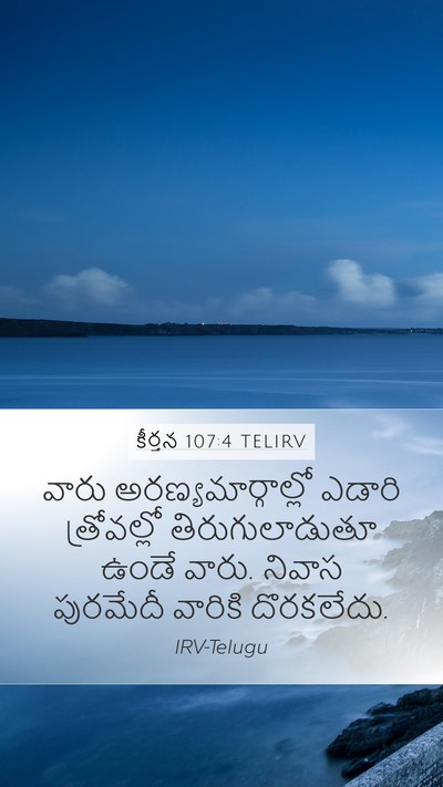 కీర్తన 107:4 TELIRV Bible Verse Image