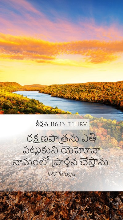 కీర్తన 116:13 TELIRV Bible Verse Image
